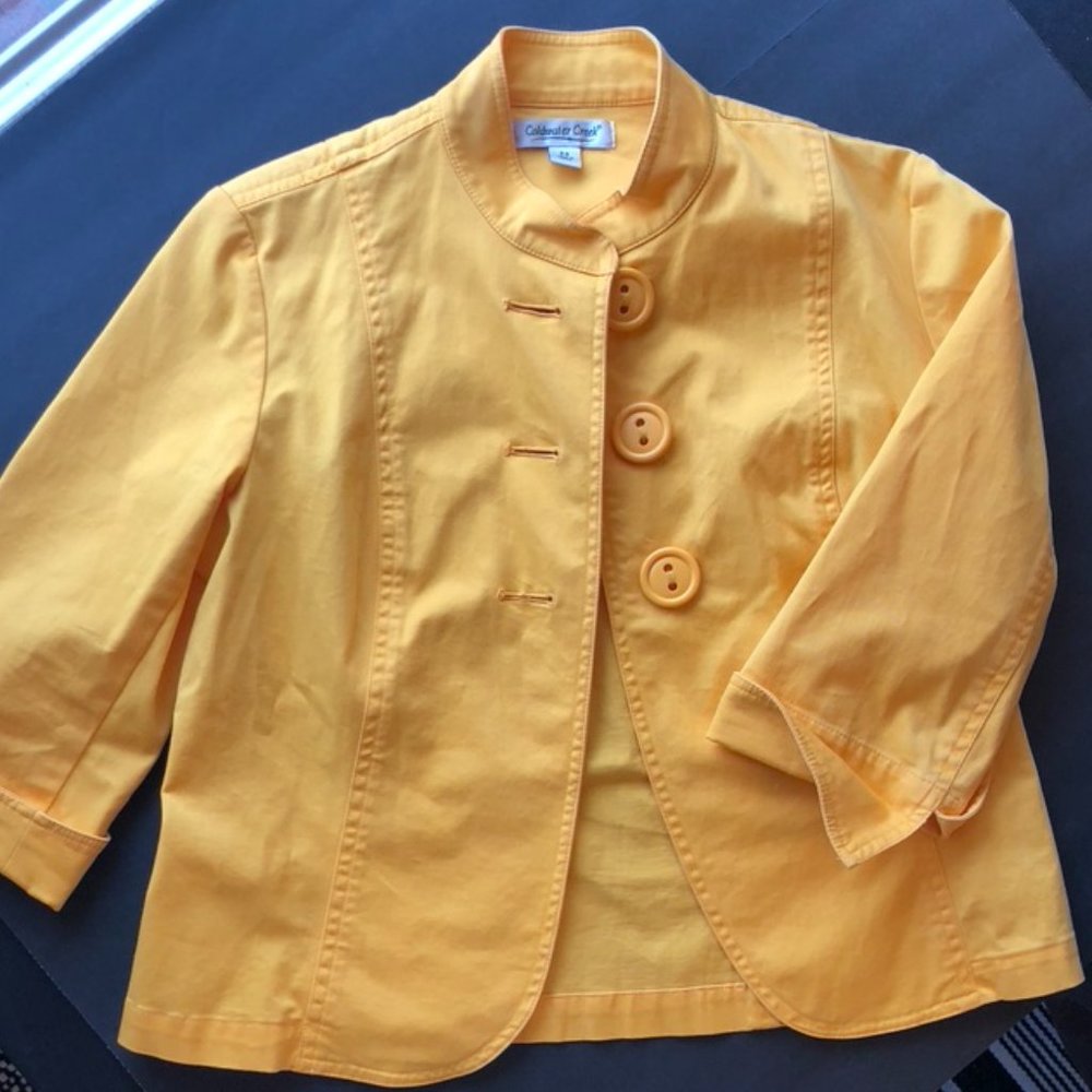 Coldwater Creek Sunny Yellow Jacket